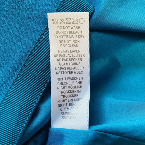 ✨HOST PICK✨ Adrianna Papell Turquoise Structured Sheath Dress - Turquoise Size 8 - Picture 8 of 10